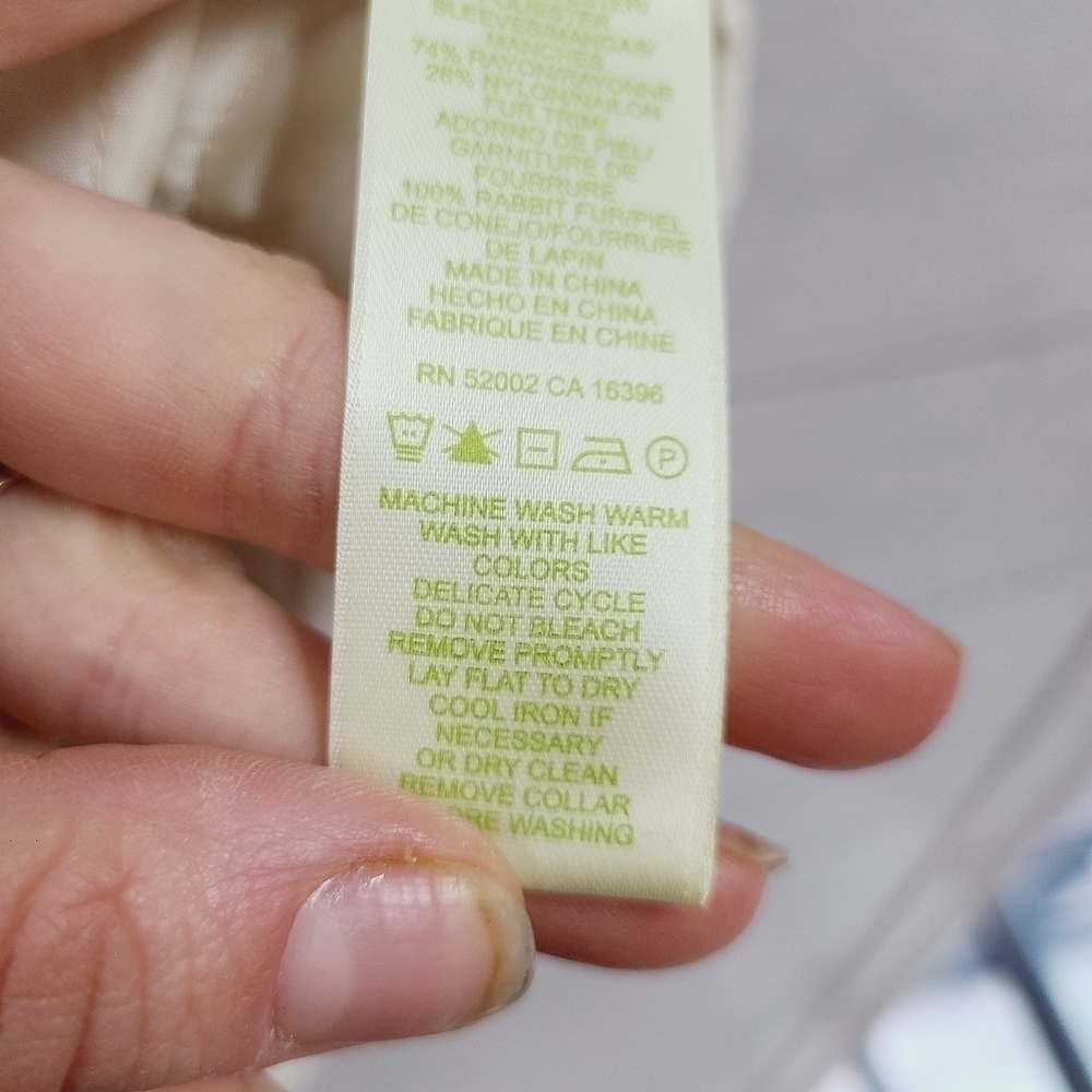 Sigrid Olson Rabbit Fur Trim Jacket - image 8